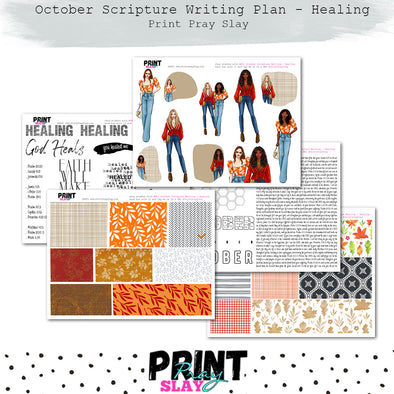 October Scripture Writing Plan: Healing