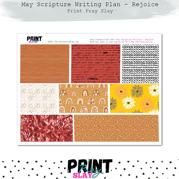May Scripture Writing Plan: Rejoice