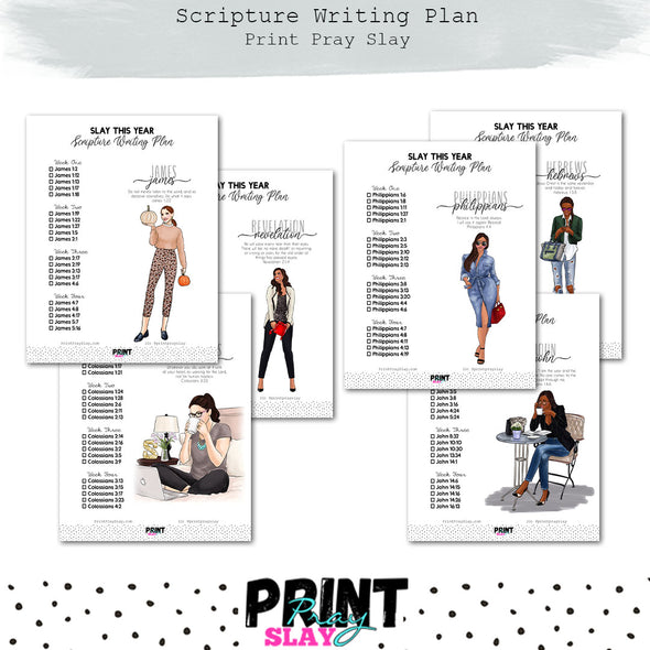 Scripture Writing Plan #3 (17 pages)