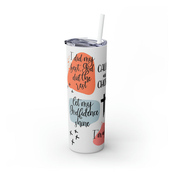 Called & Chosen Tumbler with Straw, 20oz