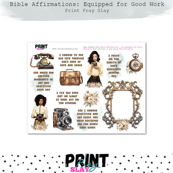 Biblical Affirmations: I Am Equipped for Every Good Work