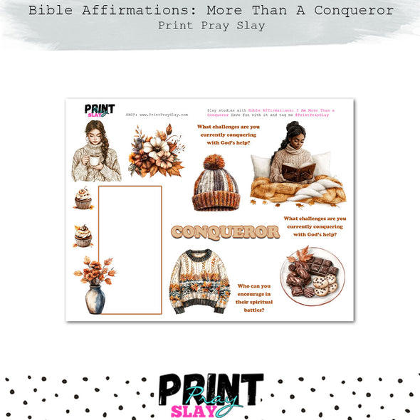 Biblical Affirmations: I Am More Than a Conqueror