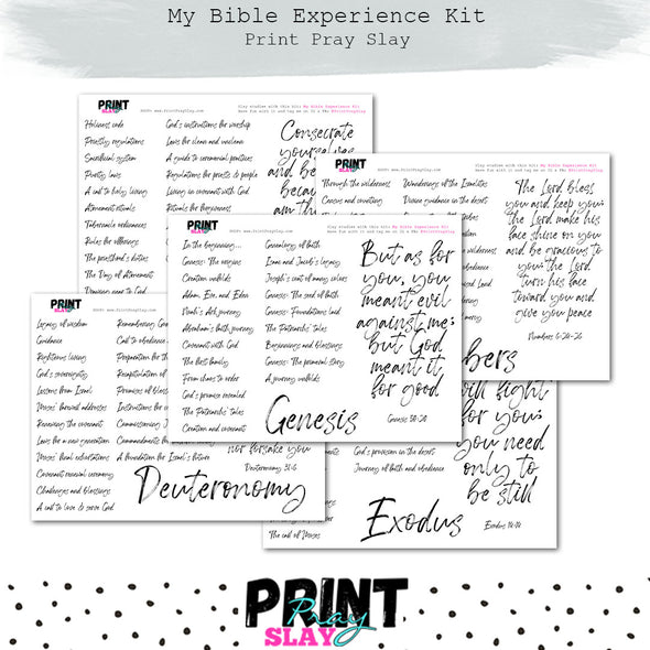 My Bible Experience Kit Vol. 1 (22 pgs)