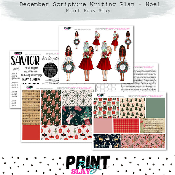 Dec Scripture Writing Plan - Noel