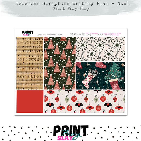 Dec Scripture Writing Plan - Noel