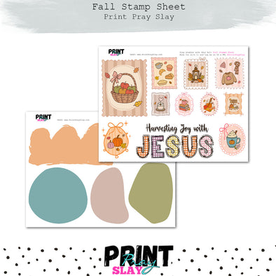 Fall Stamp Sheet