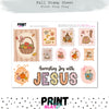 Fall Stamp Sheet