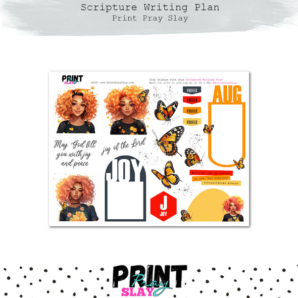 Scripture Writing Plan #7 Aug Add On