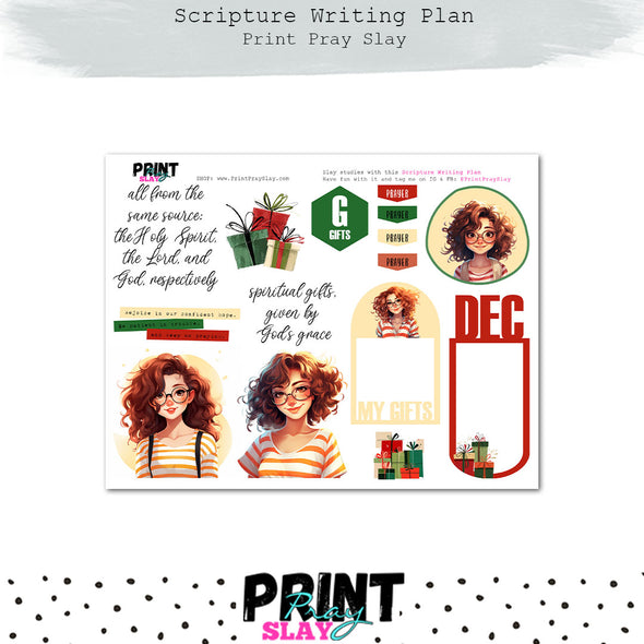 Scripture Writing Plan #6 Dec Add On