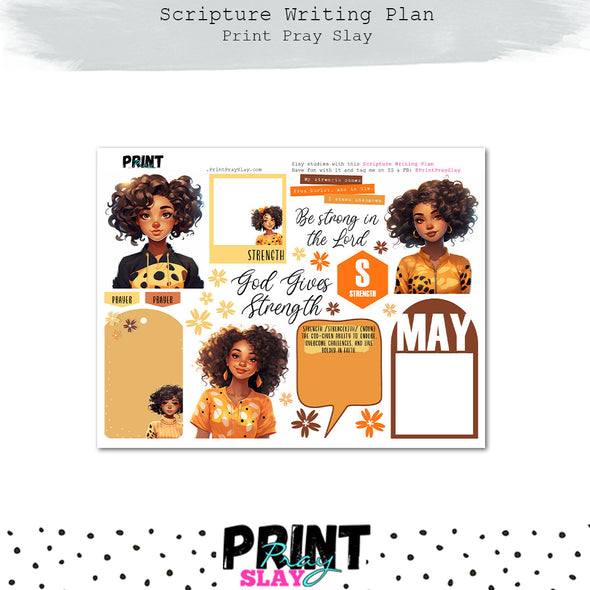 Scripture Writing Plan #6 May Add On