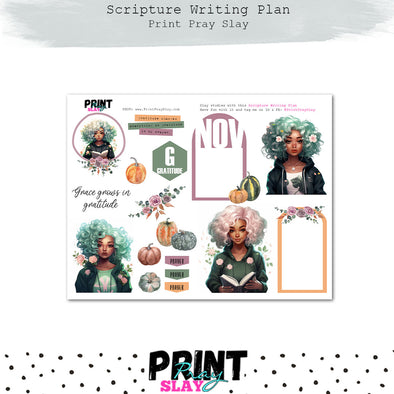 Scripture Writing Plan #6 Nov Add On
