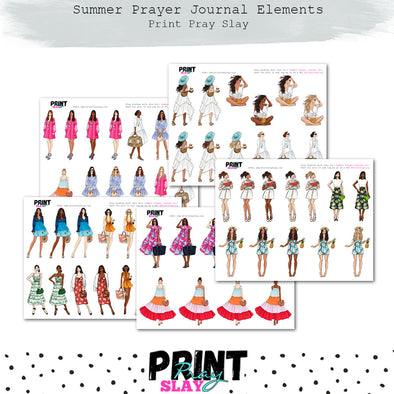 Summer Prayer Journal Elements (37 pgs)