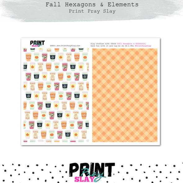 Fall Hexagons & Elements