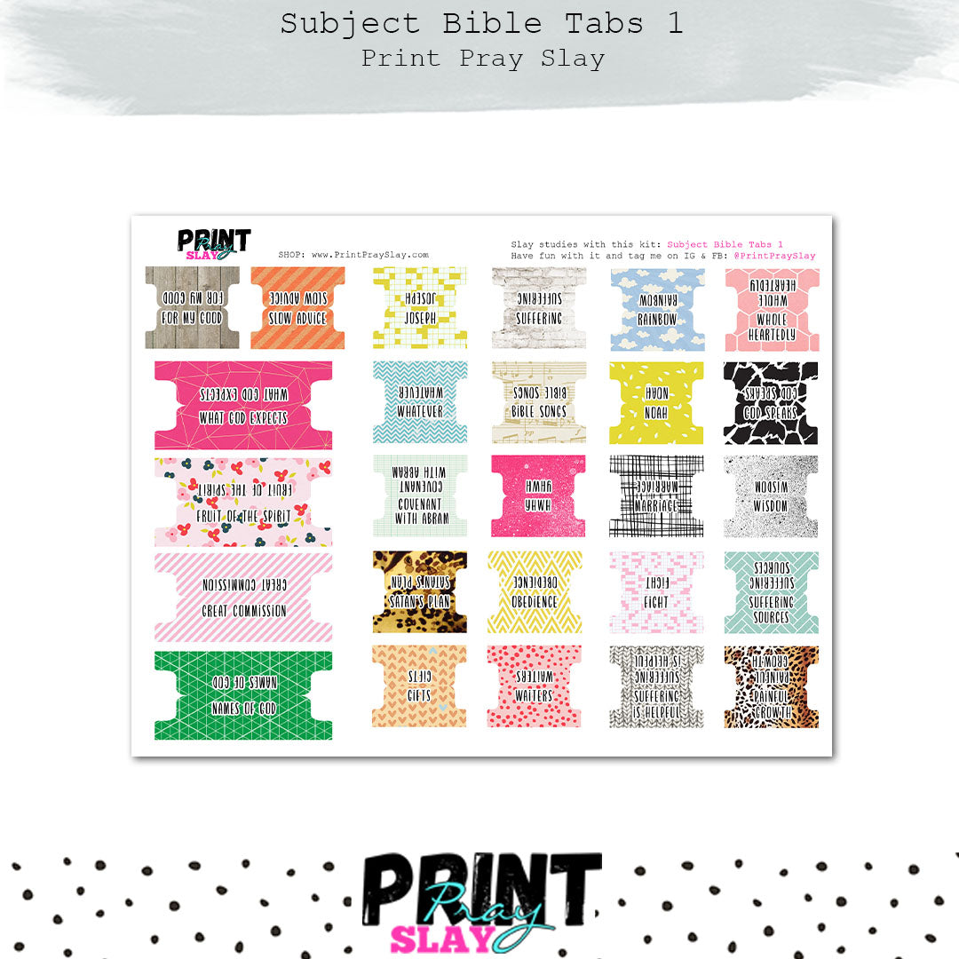 subject-bible-tabs-1-print-pray-slay for Bible Tabs Printable Free Download Subject Bible Tabs 1 – Print Pray Slay for Bible Tabs Printable Free Download