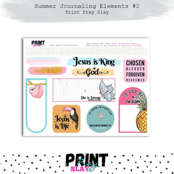 Summer Journaling Elements 2