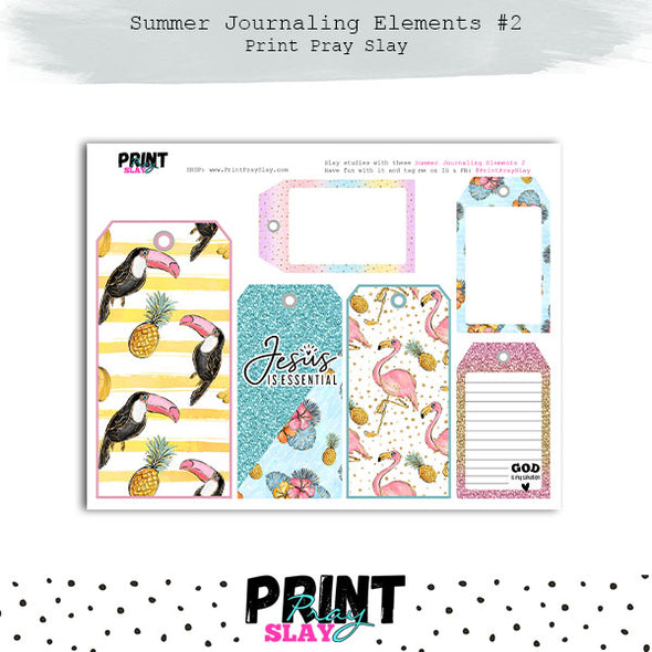 Summer Journaling Elements 2