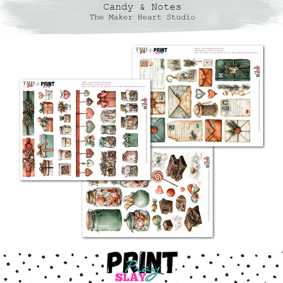 Candy Shop Notes Candy and Notes THMS – Print Pray Slay