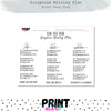 Scripture Writing Plan #5 (Qt 3)