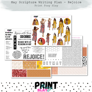 May Scripture Writing Plan: Rejoice