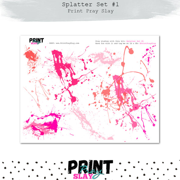 Splatter Set #1