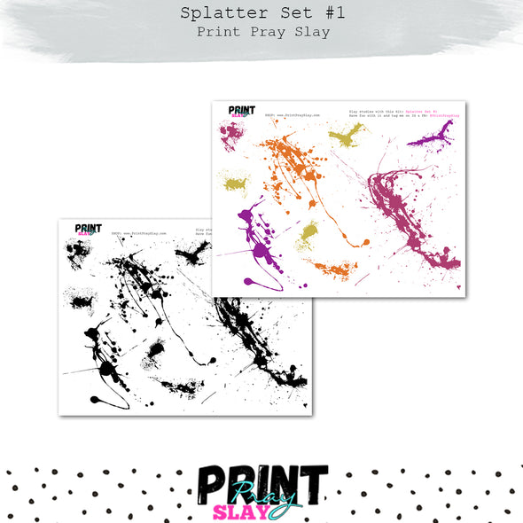 Splatter Set #1