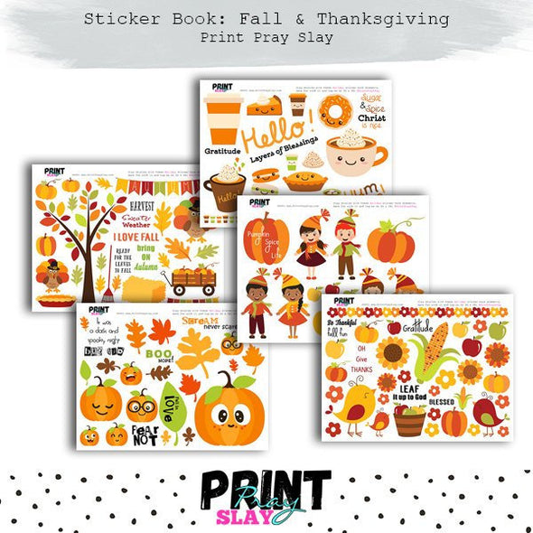 Fall Sticker Book
