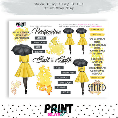 Salted Wake Pray Slay Doll