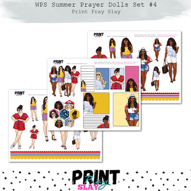 WPS Summer Prayer Journal Dolls Set #4