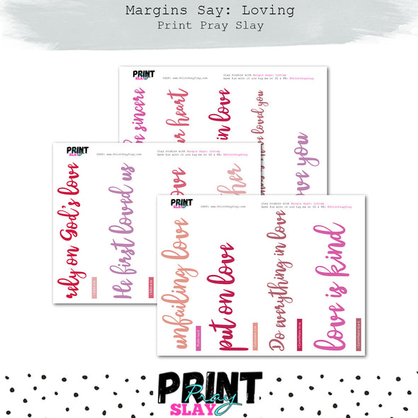 Margins Say: Loving