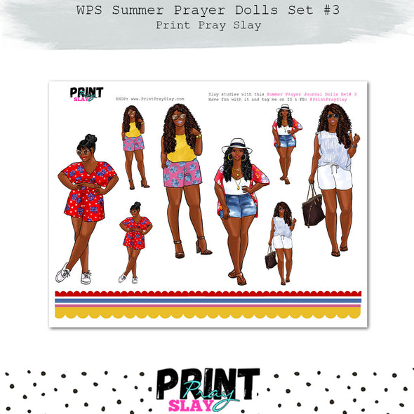 WPS Summer Prayer Journal Dolls Set #4