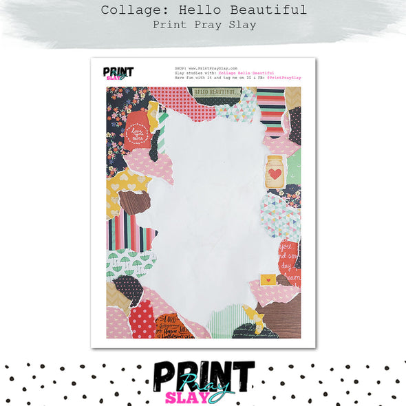 Collage Sheets - Hello Beautiful