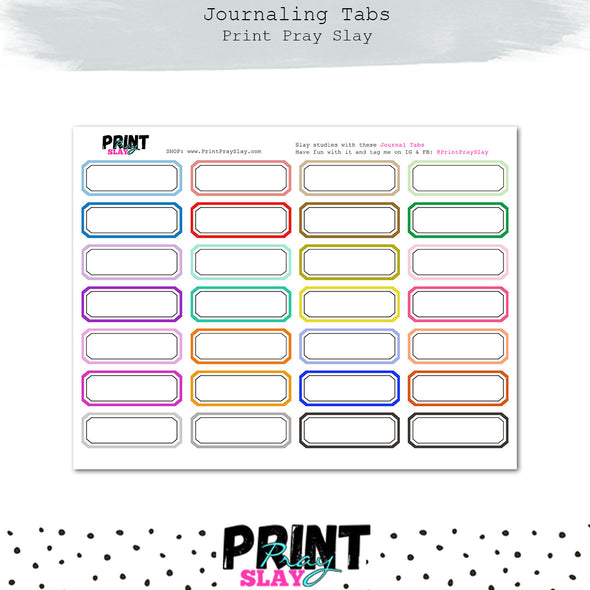 Journaling Tabs