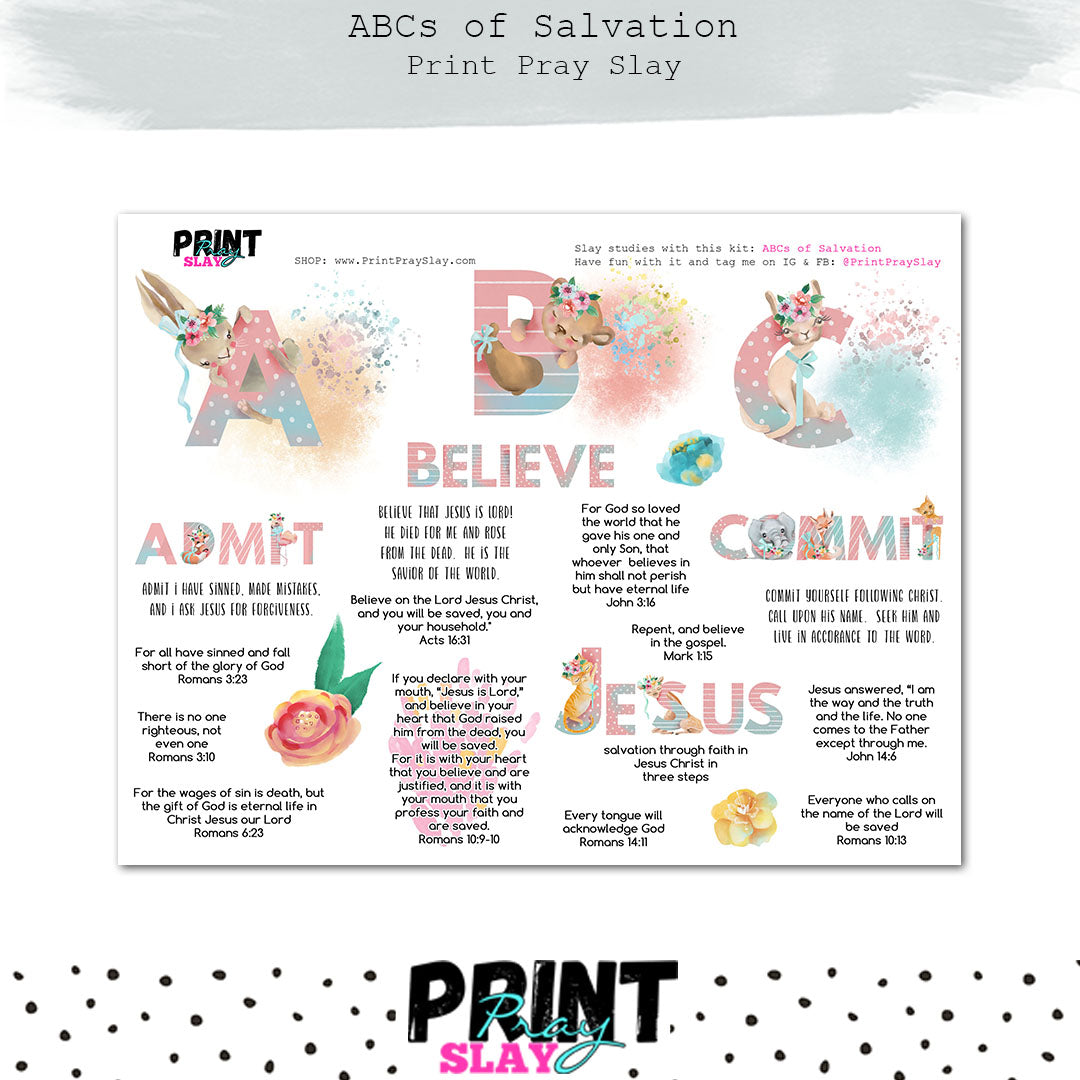 abcs-of-salvation-print-pray-slay for Free Printable Abc Of Salvation Printable ABCs of Salvation – Print Pray Slay for Free Printable Abc Of Salvation Printable