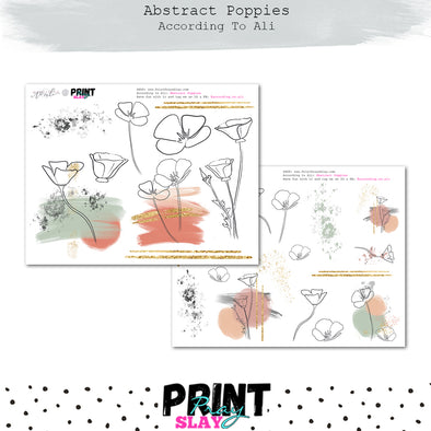 Abstract Poppies ATA
