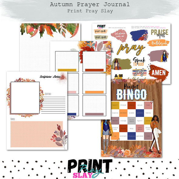 Autumn Prayer Journal (30 pgs)