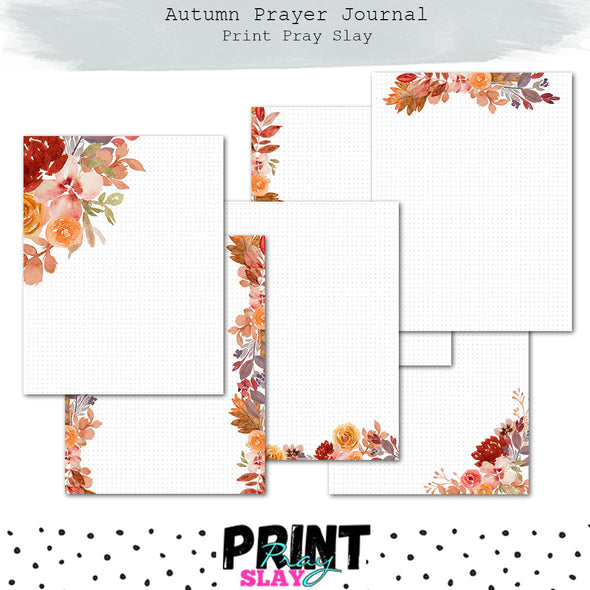 Autumn Prayer Journal (30 pgs)