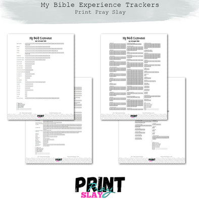 My Bible Experience Reading Trackers