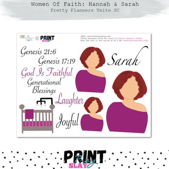 Women of Faith: Hannah & Sarah PPUSC