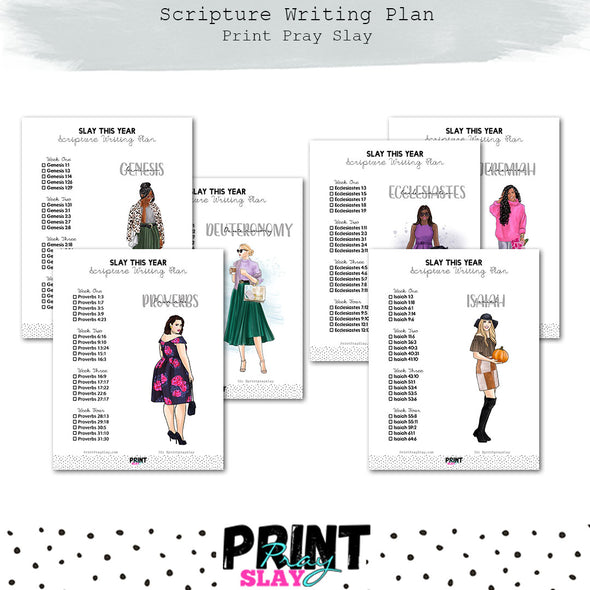 Scripture Writing Plan #2 (16 pages)