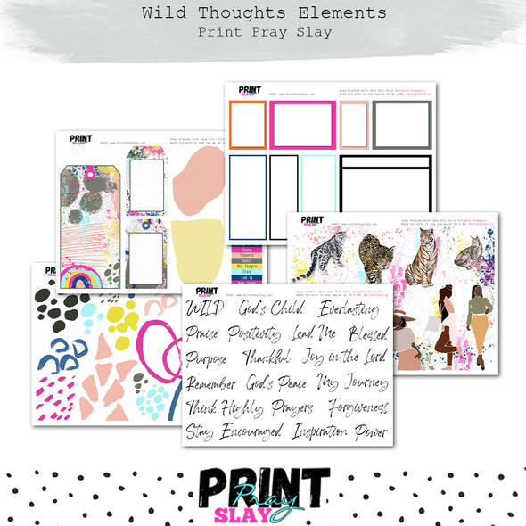 Wild Thoughts Elements (30 pgs)