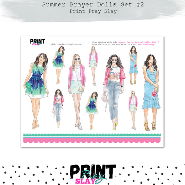 WPS Summer Prayer Journal Dolls Set #2