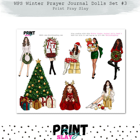 WPS Winter Prayer Journal Dolls Set #3