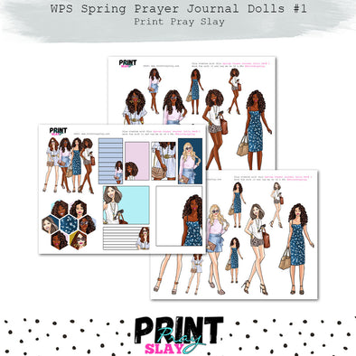 WPS Spring Prayer Journal Dolls Set #1