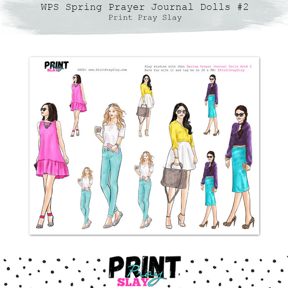 WPS Spring Prayer Journal Dolls Set #2