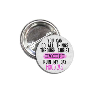 Except Pin Back Button