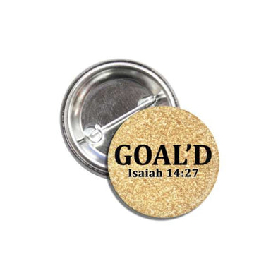 GOAL'D Pin Back Button