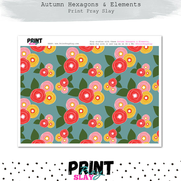 Autumn Hexagons & More