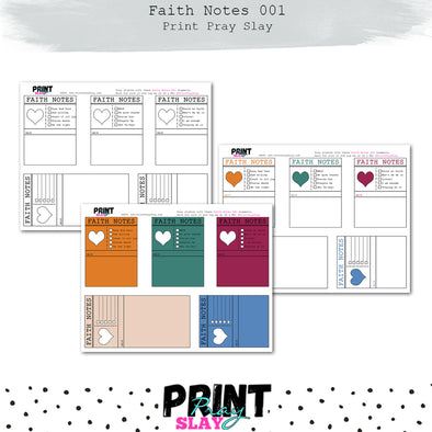 Faith Notes 1 Journaling Cards