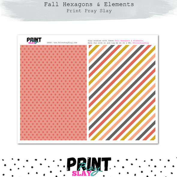 Fall Hexagons & More