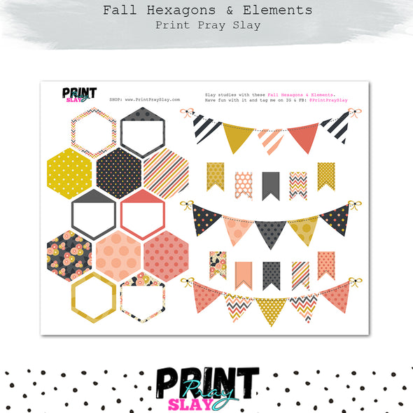 Fall Hexagons & More